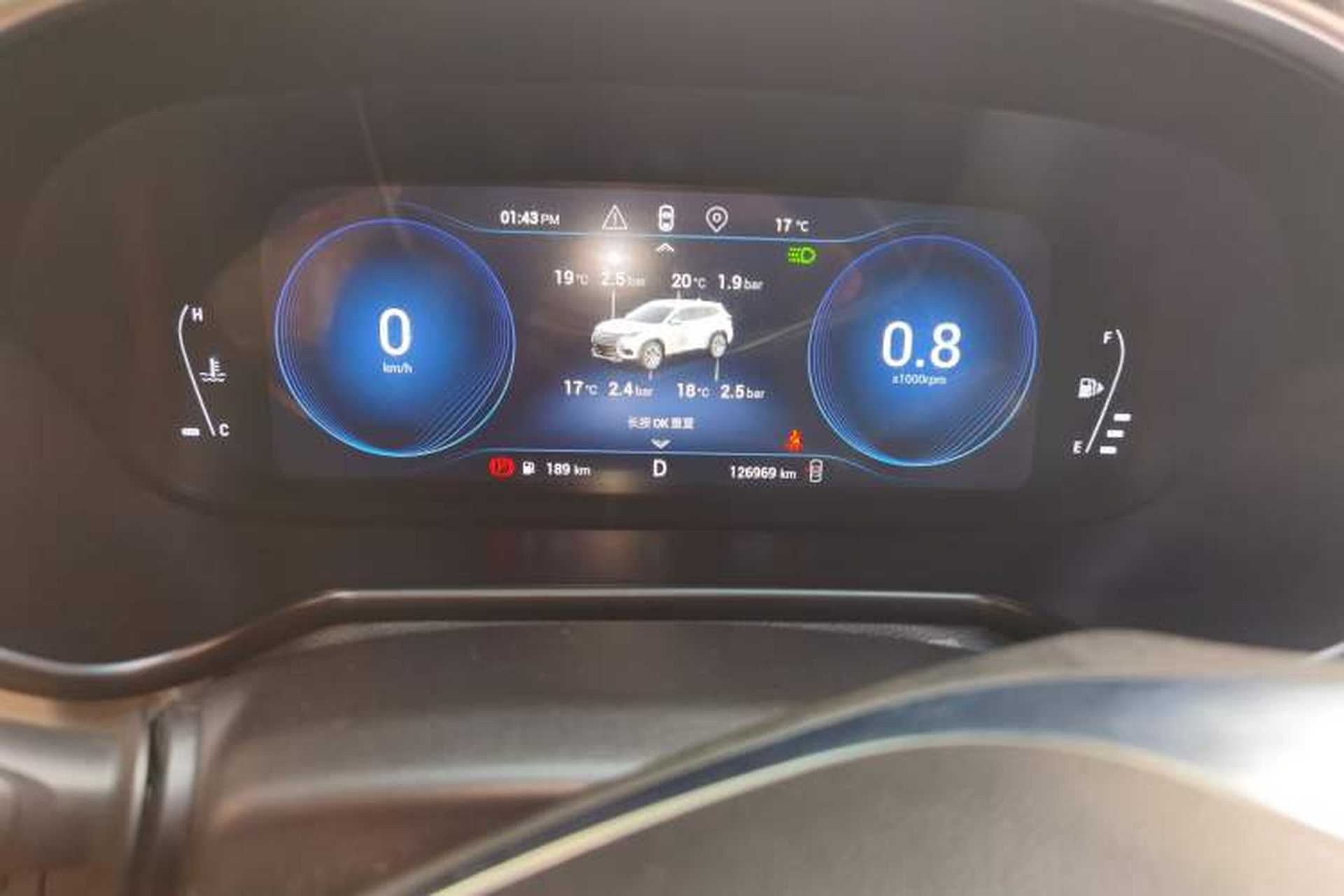 Used EXEED Lingyun 2019 1.6T Two-Wheel Drive Diamond Edition Odometer Close Up