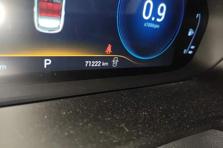 Used EXEED Lingyun 2019 1.6T Two-Wheel Drive Diamond Edition Odometer Close Up