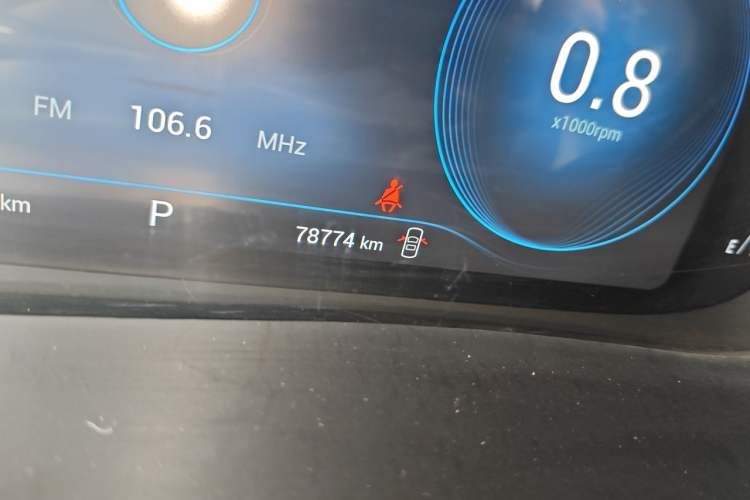 Used EXEED Lingyun 2019 1.6T Two-Wheel Drive Diamond Edition Odometer Close Up