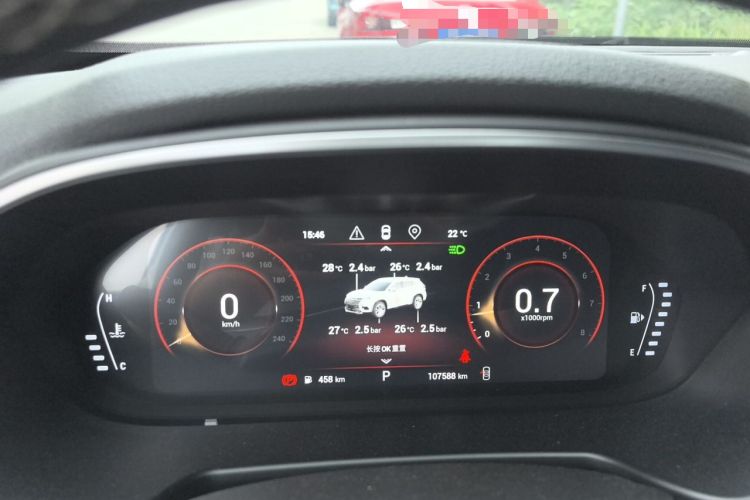 Used EXEED Lingyun 2019 1.6T Two-Wheel Drive Diamond Edition Instrument Cluster