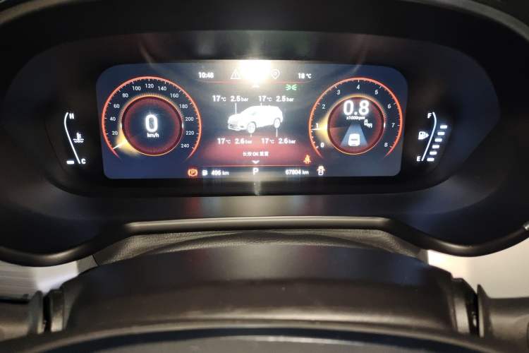 Used EXEED Lingyun 2019 1.6T Two-Wheel Drive Star曜 Edition Odometer Close Up