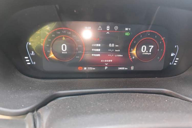 Used EXEED Lingyun 2019 1.6T Two-Wheel Drive Diamond Edition Odometer Close Up