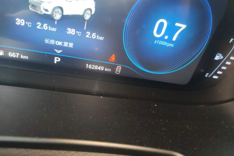 Used EXEED Lingyun 2019 1.6T Two-Wheel Drive Diamond Edition Odometer Close Up