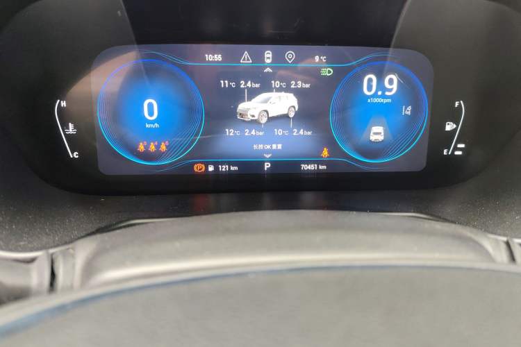 Used EXEED Lingyun 2019 1.6T Two-Wheel Drive Diamond Edition Odometer Close Up