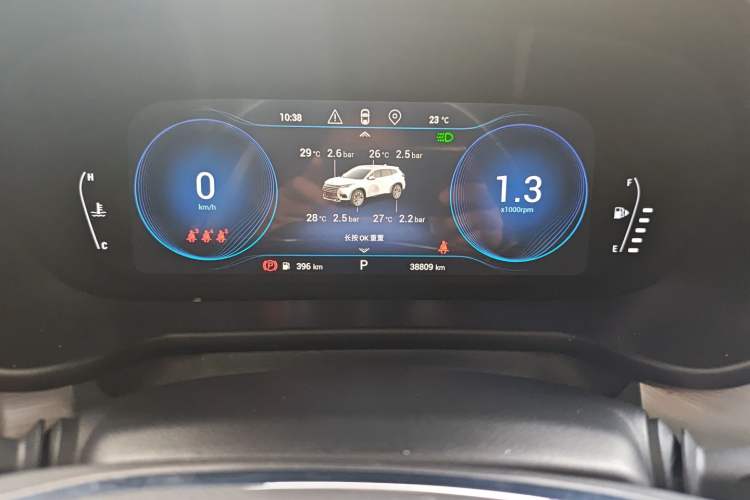 Used EXEED Lingyun 2019 1.6T Two-Wheel Drive Diamond Edition Odometer Close Up