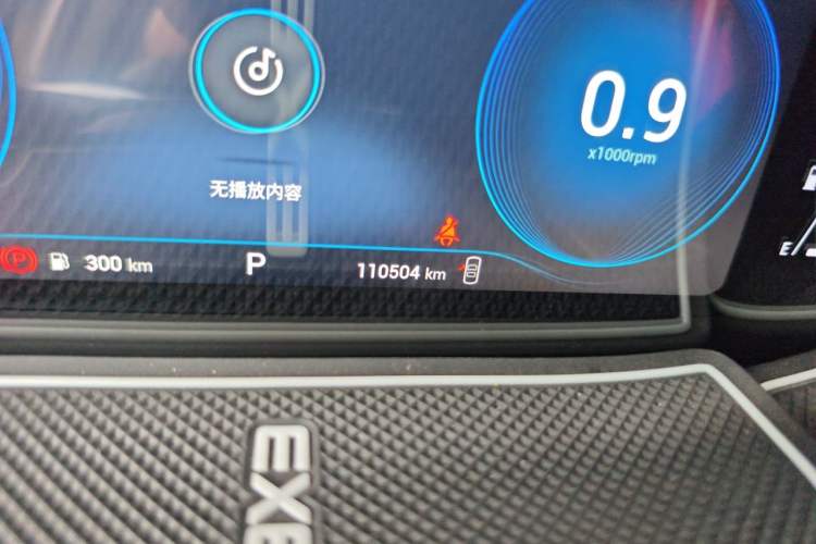 Used EXEED Lingyun 2019 1.6T Two-Wheel Drive Diamond Edition Odometer Close Up