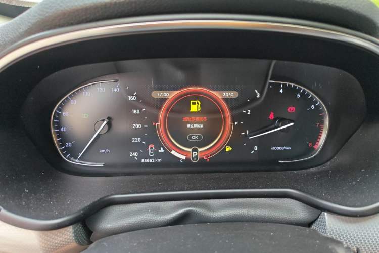 Used EXEED Lingyun 2019 1.6T Two-Wheel-Drive Platinum Edition Odometer Close Up