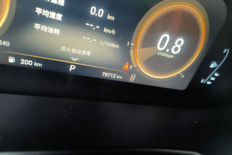 Used EXEED Lingyun 2019 1.6T Two-Wheel Drive Diamond Edition Odometer Close Up