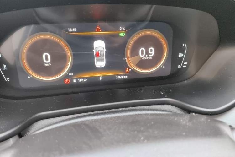 Used EXEED Lingyun 2019 1.6T Two-Wheel Drive Diamond Edition Odometer Close Up