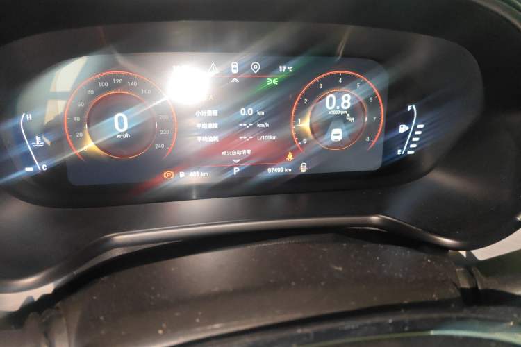 Used EXEED Lingyun 2020 1.6T Two-Wheel Drive Star Edition Odometer Close Up
