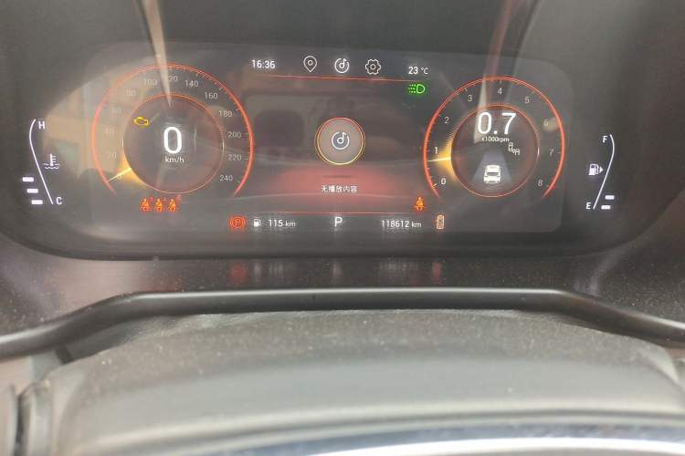 Used EXEED Lingyun 2020 1.6T Two-Wheel Drive Star Edition Odometer Close Up