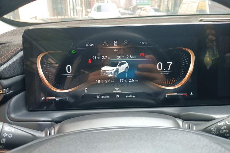 Used EXEED Lingyun 2021 290T Four-Wheel Drive Star Prestige Edition Instrument Cluster