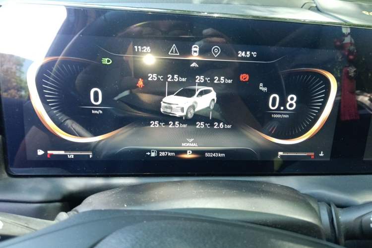 Used EXEED Lingyun 2021 290T Two-Wheel Drive Starry Edition Instrument Cluster