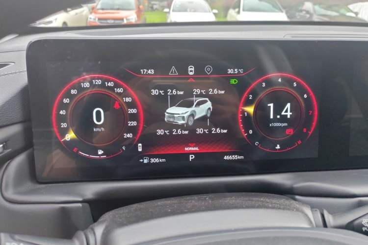 Used EXEED Lingyun 2021 400T Two-Wheel Drive StarRui PRO Edition Instrument Cluster