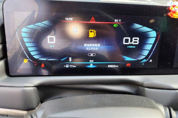 Used EXEED Lingyun 2021 290T Two-Wheel Drive Starry Edition Instrument Cluster