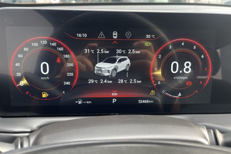 Used EXEED Lingyun 2021 400T Two-Wheel Drive StarRui Edition Instrument Cluster
