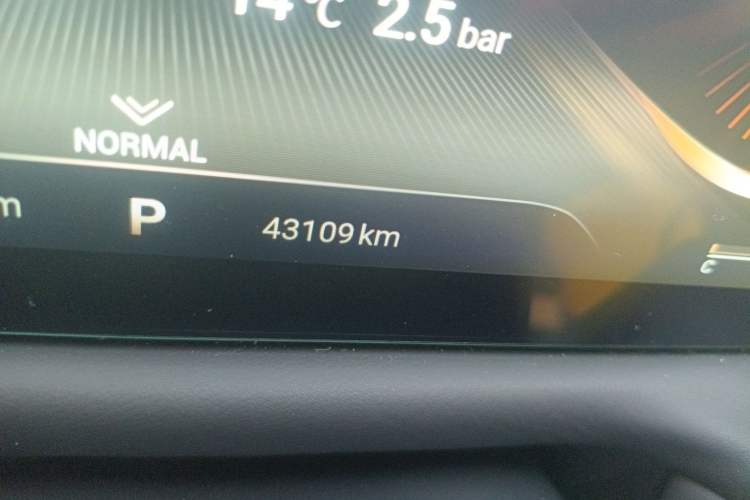 Used EXEED Lingyun 2021 290T Four-Wheel Drive Star Prestige Edition Odometer Close Up