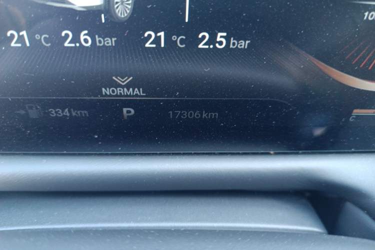 Used EXEED Lingyun 2021 290T Two-Wheel Drive Star Edition Odometer Close Up