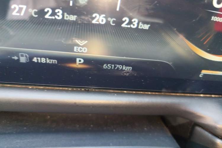 Used EXEED Lingyun 2021 290T Two-Wheel Drive Starry Edition Odometer Close Up