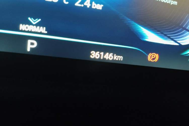 Used EXEED Lingyun 2021 400T Two-Wheel Drive Star Prestige Edition Odometer Close Up