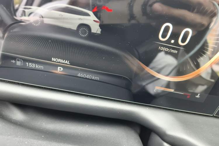 Used EXEED Lingyun 2021 400T Two-Wheel Drive StarRui Edition Odometer Close Up