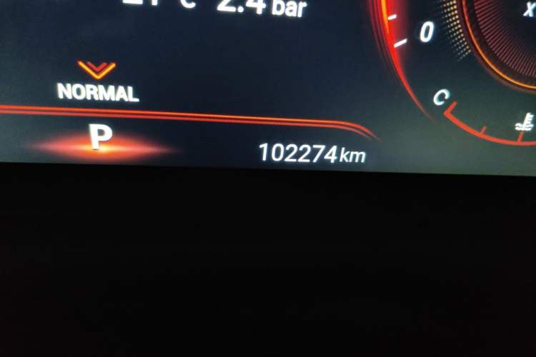Used EXEED Lingyun 2021 400T Two-Wheel Drive Star Prestige Edition Odometer Close Up