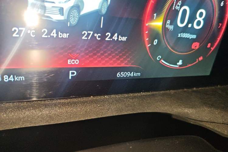 Used EXEED Lingyun 2022 Lingyun S 400T All-Wheel-Drive Superpower PRO Edition Odometer Close Up