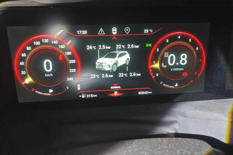 Used EXEED Lingyun 2023 400T Two-Wheel-Drive Star Prestige Edition Instrument Cluster