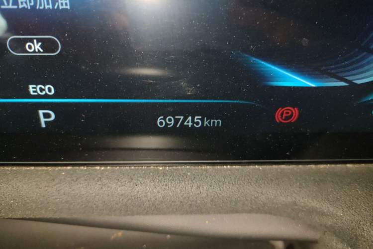 Used EXEED Lingyun 2023 400T Four-Wheel Drive Star Prestige Edition Odometer Close Up