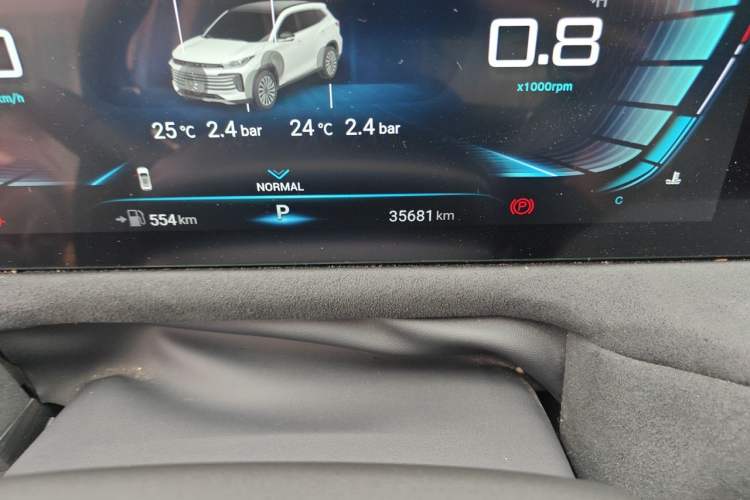 Used EXEED Lingyun 2023 400T Two-Wheel-Drive Star Prestige Edition Odometer Close Up