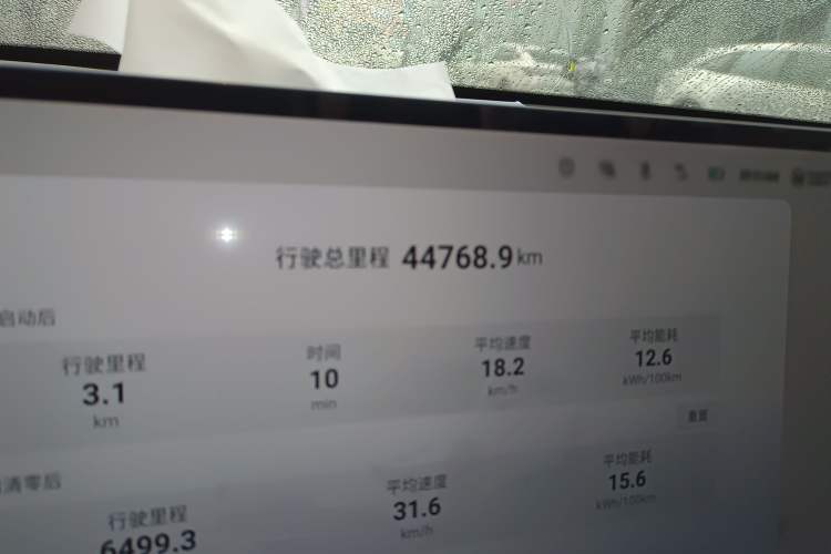Used EXEED Star Era ES 2024 Max Long-Range Version Odometer Close Up