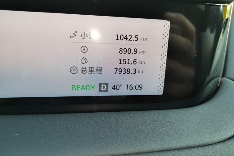 Used EXEED Star Era ES 2025 Extended-Range Max Urban Assisted Driving Odometer Close Up