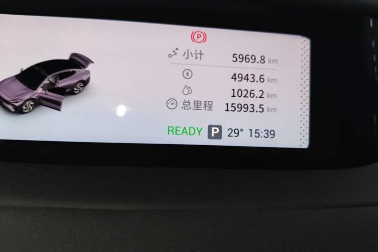 Used EXEED Star Era ES 2025 Extended-Range Max Urban Assisted Driving Odometer Close Up