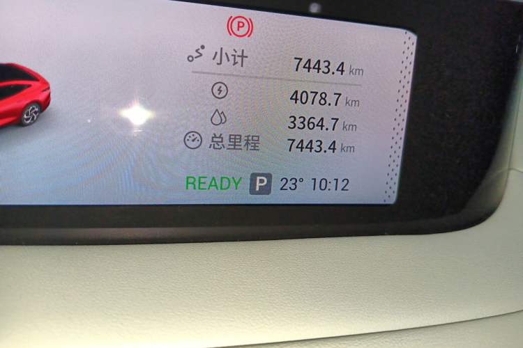 Used EXEED Star Era ES 2025 Extended-Range Pro High-Speed Driver Assistance Odometer Close Up