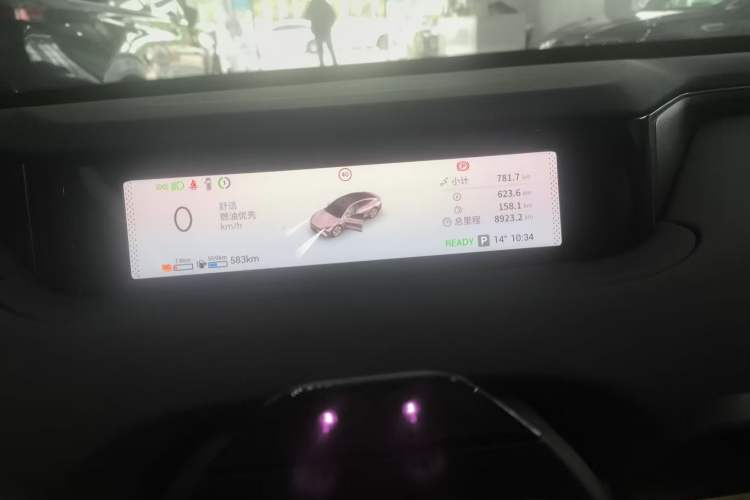 Used EXEED Star Era ES 2025 Extended-Range Max Urban Assisted Driving Odometer Close Up