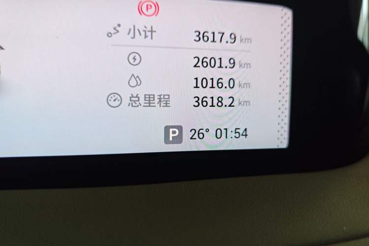 Used EXEED Star Era ES 2025 Extended-Range Max Urban Assisted Driving Odometer Close Up