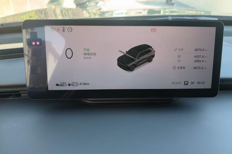 Used EXEED Star Era ET 2025 Extended-Range 265 Pro Two-Wheel Drive High-Speed Driver Assistance Instrument Cluster