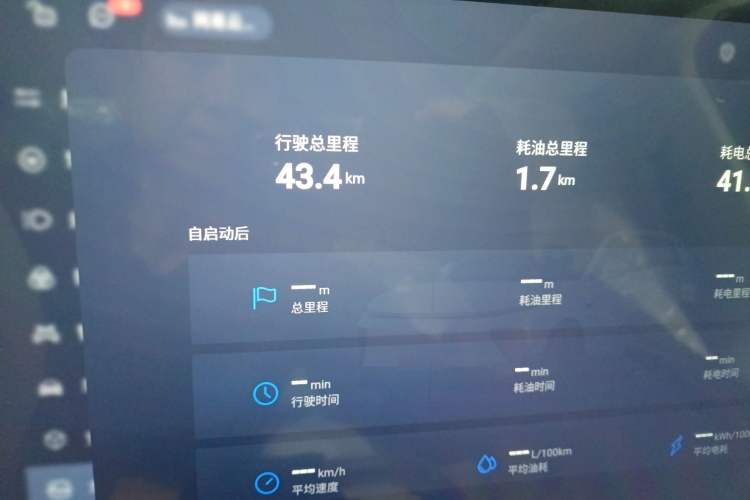 Used EXEED Star Era ET 2025 Extended-Range 265 Pro Two-Wheel Drive High-Speed Driver Assistance Instrument Cluster
