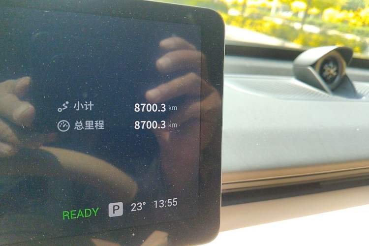 Used EXEED Star Era ET 2025 Pure Electric 760 Max Two-Wheel Drive Urban Advanced Driver Assistance System Odometer Close Up