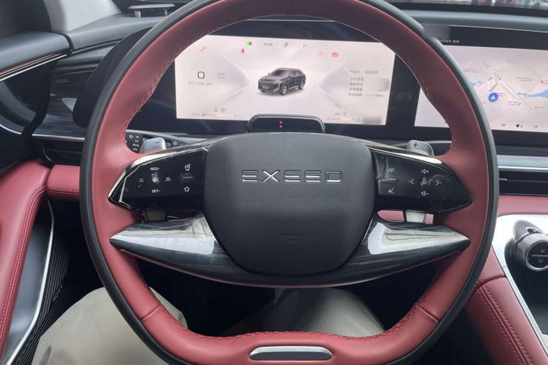 Used EXEED Stellar 2023 400T Four-Wheel Drive Premium Flying Fish Edition Audio And AC Panel