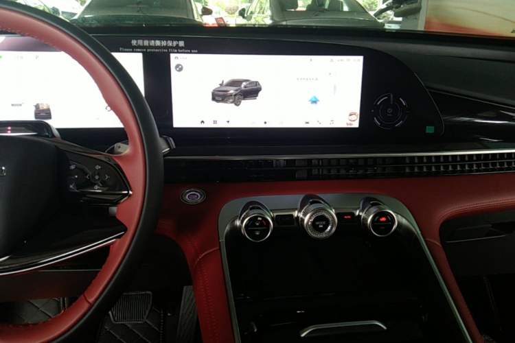 Used EXEED Stellar 2023 400T Four-Wheel Drive Premium Flying Fish Edition Audio And AC Panel