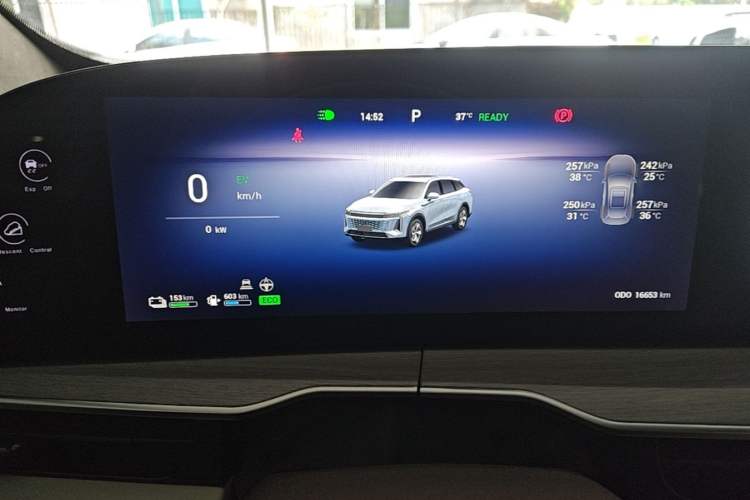 Used EXEED Stellar C-DM 2024 1.5T Extended-Range Pro Instrument Cluster