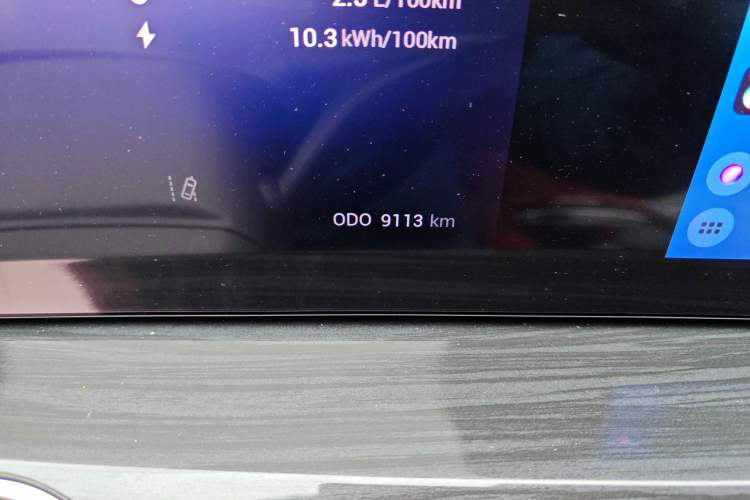 Used EXEED Stellar C-DM 2025 210 Extended-Range Pro Two-Wheel Drive Odometer Close Up