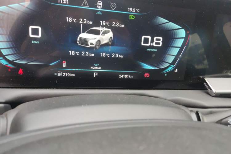 Used EXEED TX 2021 1.6T Two-Wheel Drive Superpower No. 3 Odometer Close Up