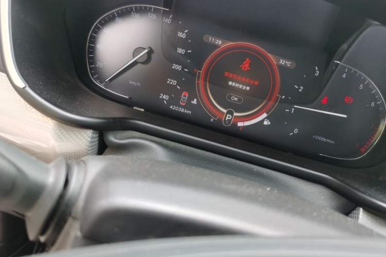 Used EXEED TX 2019 1.6T Four-Wheel Drive Platinum Edition Odometer Close Up