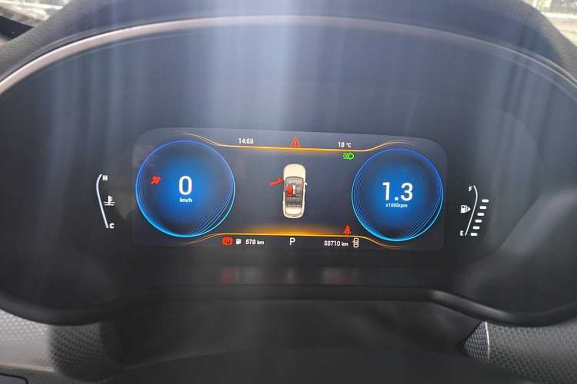 Used EXEED TX 2020 1.6T Two-Wheel Drive Star Edition Odometer Close Up