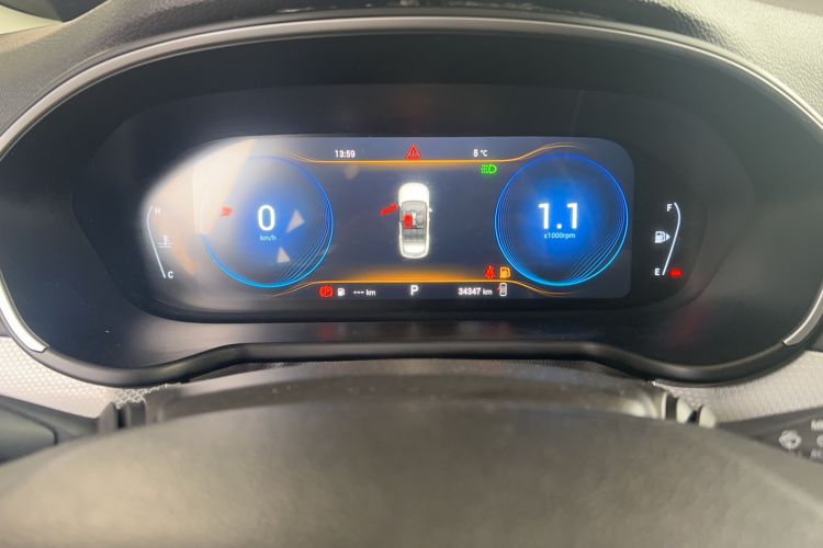 Used EXEED TX 2020 1.6T Two-Wheel Drive Star Edition Odometer Close Up