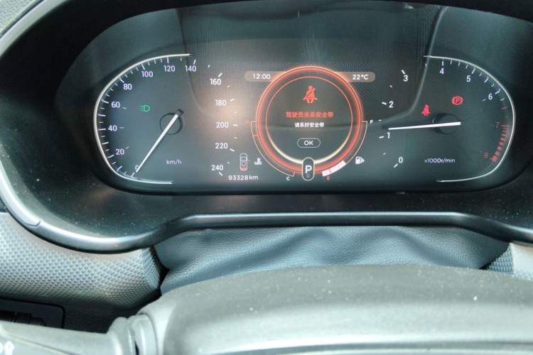 Used EXEED TX 2020 1.6T Four-Wheel Drive Star Edition Odometer Close Up