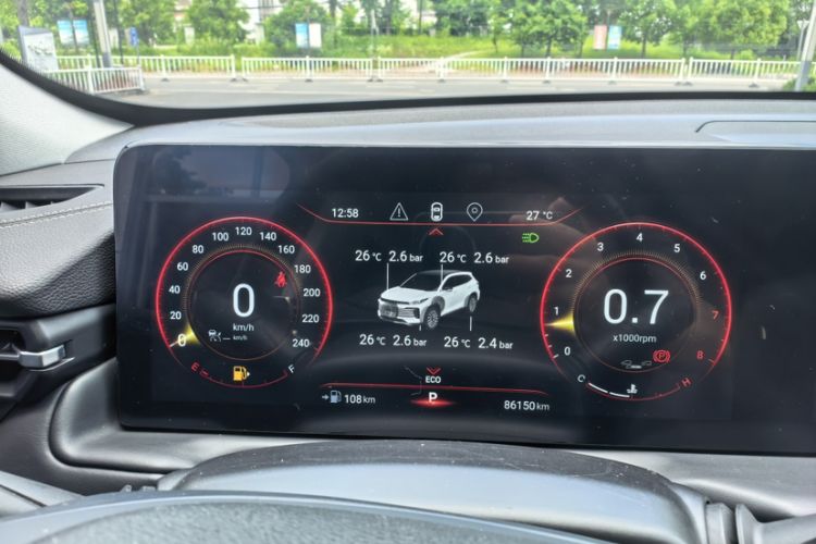 Used EXEED TX 2021 Super All-Wheel Drive Version 1.6T Four-Wheel Drive Super Power No.1 Odometer Close Up