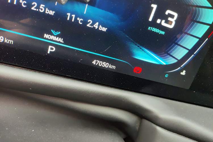 Used EXEED TX 2021 Super All-Wheel Drive Version 1.6T Four-Wheel Drive Super Power No. 2 Odometer Close Up